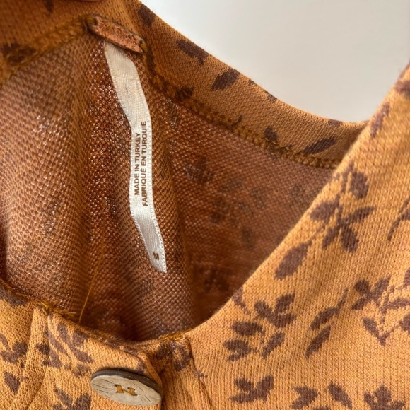 Free People Jumpsuit Eyes On You - Rust Floral - Size M - NWOT - Picture 3 of 6